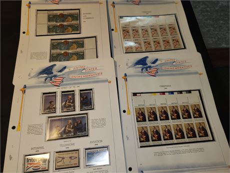 United States Commemorative Mint Collectable Stamps