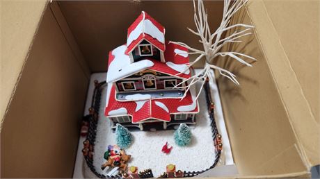 Santas Fiberoptic House