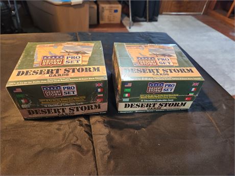 Lot Of New Desert Storm Trading Cards