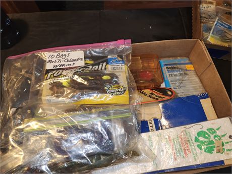 Flat Of Fishing Tackle