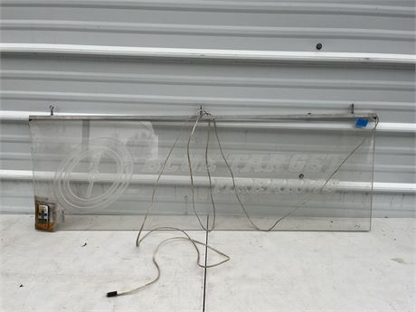 Blue Target Firearms Light Sign