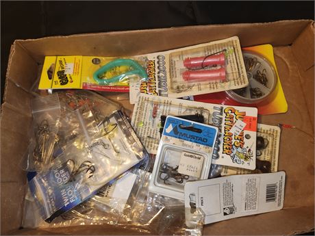 Flat Of Fishing Tackle