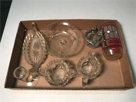 Flat of Misc. Glass