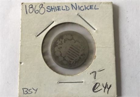 1868 US Shield Nickel