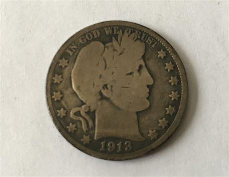 1913 US Half Dollar