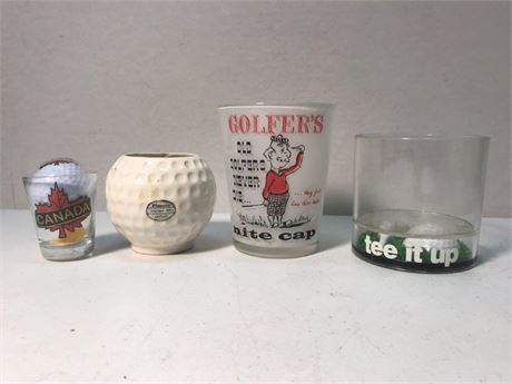 Golf Themed Cups