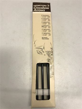 5 Horton Crossbow Bolts 17"