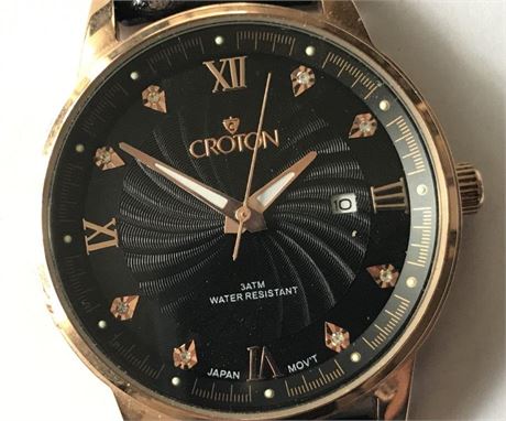 Croton 3 ATM Water Resistant Watch