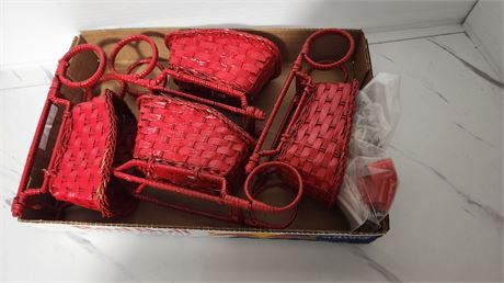 Lot Of Wooden Sleighs