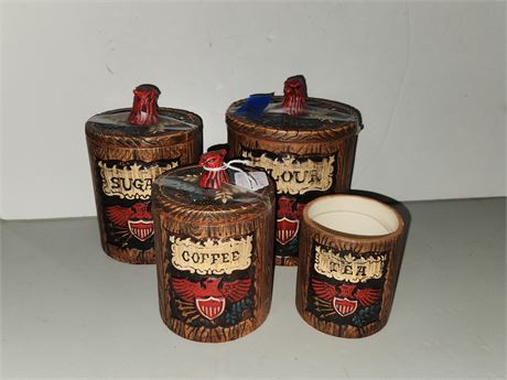 Canister Set Missing 1 Lid