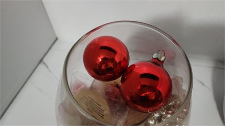 Small Fish Bowl Of Ornaments