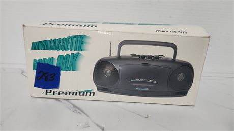 Premium Mini Boom Box. Tested And Works