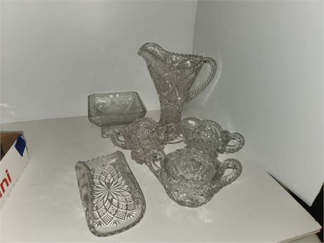 Lot Of Clear Glass