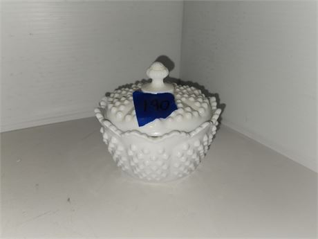Fenton Hobnail Milk Glass bowl