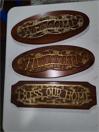 3 Wall Hangings