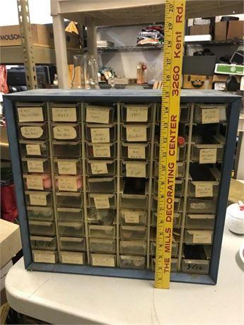 Metal Drawer w/Crafting Supplies