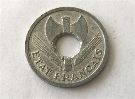 1943 France Francs Coin