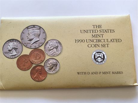 1990 United States Mint Uncirculated Coin Set