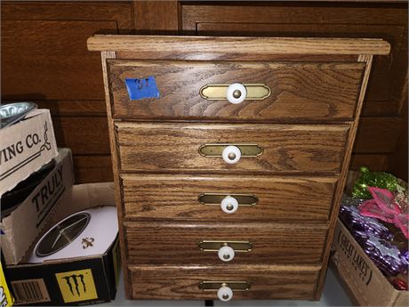 5 Drawer Jewelry Box
