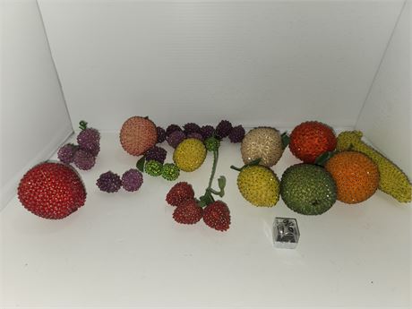 Lot Of Vintage Decorative Fruit