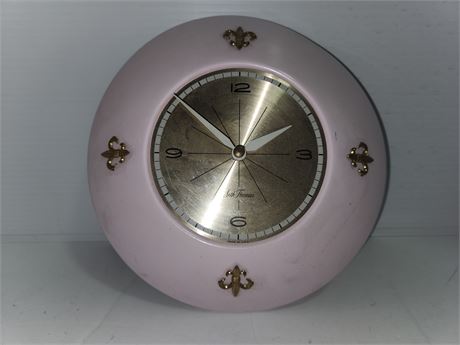 Vintage Seth Thomas Pink Clock