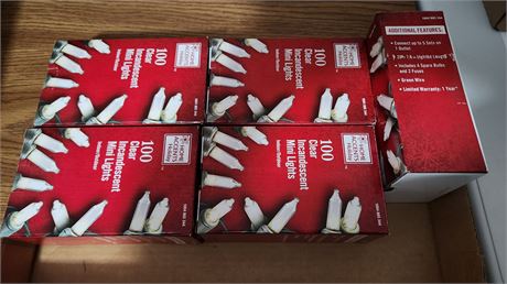 Lot Of New Clear Christmas Lights