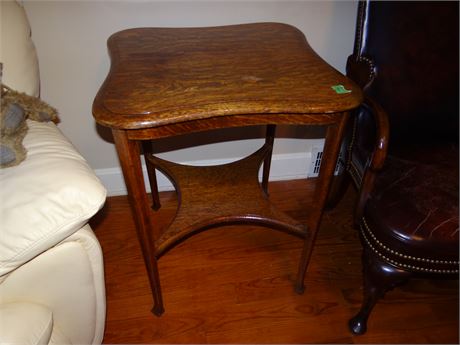 Tiger Oak Side Table