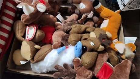 Lot Of Rudolph Plush Toys