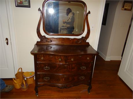 Dresser and Mirror