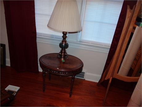 Table and Lamp