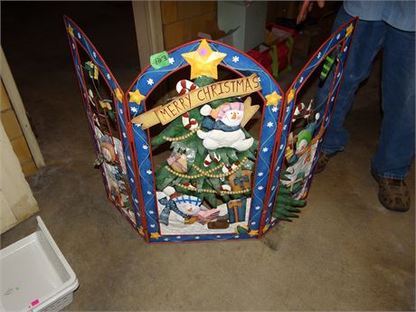 Christmas Fireplace Cover