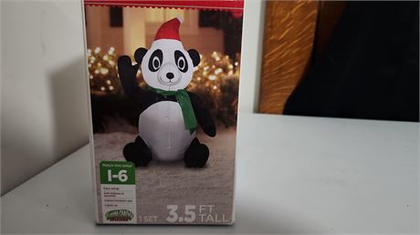 Holiday Time Panda Blow Up. 3.5 Ft Tall