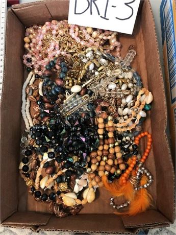 Flat of Costume Jewelry (#3)
