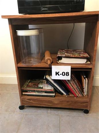Microwave Stand & Content