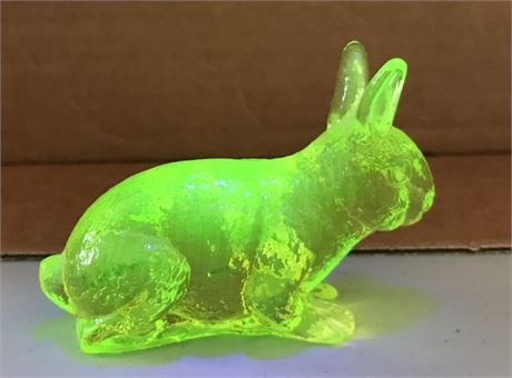 Glass Rabbit Stamped M