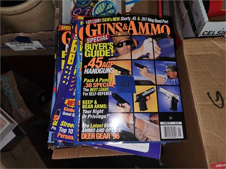 Extra Large Lot Of Guns & Ammo Magazines