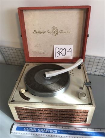 Phonograph Corp. of America Record Player