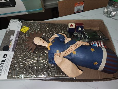 Stick Tiles & Fourth Of July Items