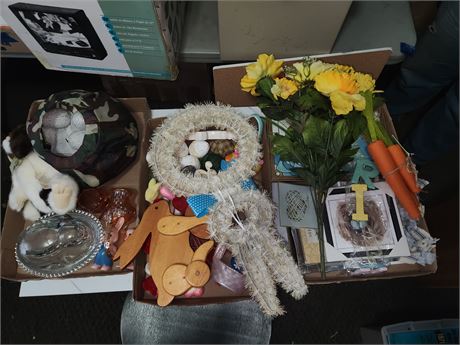 Large Lot Of Easter Items