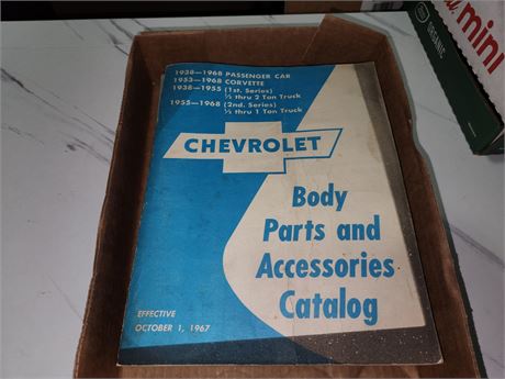 Chevy Parts catalog & Vintage Auto Almanacs