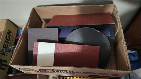Lot Of Different Size Sanding Blocks