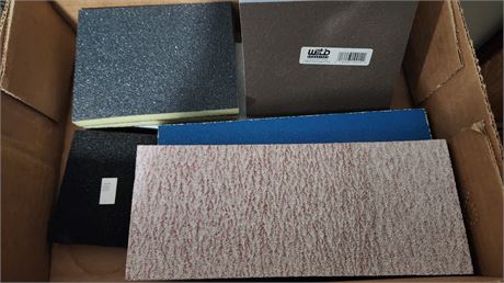 Lot Of Diffent Size Sanding Blocks And Hand Sander