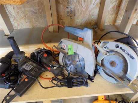 Saws, Tools Lot