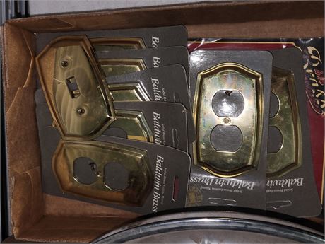 Lot Of Brass Outlet Covers