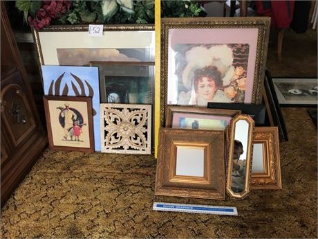 Misc. Wall Frames, Mirrors & Deco