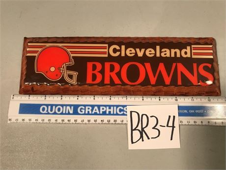 Cleveland Browns Wooden Plaque