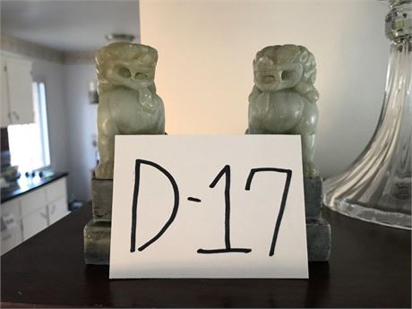 Stone Carved Lions