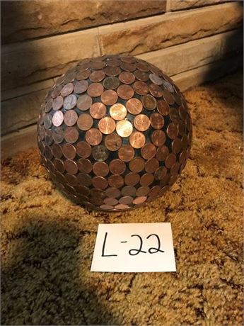 Penny Covered Bowling Ball (#2)