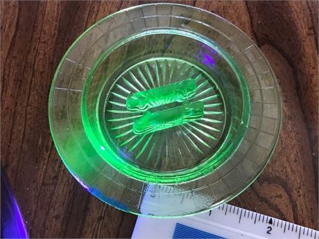 Small Uranium Glass Dish