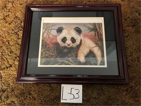Katon's Series of Limited Edition Prints Little Chinese Panda with COA